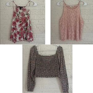Floral Top Bundle 3 for $12!!
